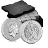 Tube of 10 - 2022 Great Britain 2 oz Silver The Tudor Beasts Lion of England Coin .9999 Fine BU (Roll, Lot of 10)