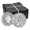 Roll of 10 - 2021 Great Britain 2 oz Silver Queen's Beasts Completer Coin .9999 Fine BU (Tube, Lot of 10)