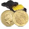 2022 Great Britain 1/4 oz Gold The Tudor Beasts Lion of England Coin .9999 Fine BU