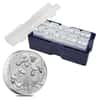 Monster Box of 100 - 2021 2 oz Silver Australian Piedfort Platypus Perth Mint .9999 Fine BU Next Generation Series (10 Rolls, Tube of 10)