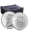 Roll of 25 - 2019 South Africa 1 oz Silver Krugerrand BU (Tube, Lot of 25)