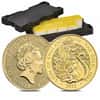 Tube of 10 - 2022 Great Britain 1 oz Gold The Tudor Beasts Lion of England Coin .9999 Fine BU
