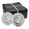Monster Box of 500 - 2023 Great Britain 1 oz Silver Britannia Coin .999 Fine BU (20 Rolls, Tube of 25)