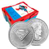 Monster Box of 500 - 2016 1 oz Silver Canadian Superman: S-Shield .9999 Fine $5 Coin (20 Lot,Tube of 25)