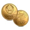 1980 Russia Moscow Olympics Proof Gold 6-Coin Set AGW 3 oz (w/Box & COA)