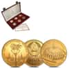 1980 Russia Moscow Olympics Proof Gold 6-Coin Set AGW 3 oz (w/Box & COA)