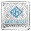 NO ASSAY - 1 Gram Geiger Original Square Silver Bar .999 Fine