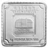 NO ASSAY - 1 Gram Geiger Original Square Silver Bar .999 Fine