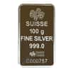 NO ASSAY - 100 Gram PAMP Suisse Rosa Silver Bar .999 Fine