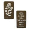 NO ASSAY - 100 Gram PAMP Suisse Rosa Silver Bar .999 Fine