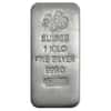 NO ASSAY - 1 Kilo PAMP Suisse Silver Cast Bar .999 Fine