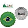 2022 Chad 6 gram World Landmarks - Brazil Bottle Cap Proof Silver Coin .999 Fine (w/Box)