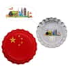2022 Chad 6 gram World Landmarks - China Bottle Cap Proof Silver Coin .999 Fine (w/Box)