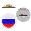 2021 Chad 6 gram World Landmarks - Russia Bottle Cap Proof Silver Coin .999 Fine (w/Box)