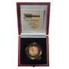 1999 1.284 oz QE2 Millennium Gold Proof Five Pound Crown (w/Box & COA)