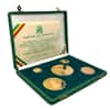 1966 Ethiopia 4.39 oz Haile Selassie Gold 5-Coin Set (w/Box & COA)