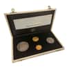 1975 San Marino Gold/Silver Antiqued State Seals 4-Medal Set