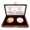 2002 Slovakia Gold/Silver Ice Hockey World Championship 2-Medal Set