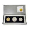 2011 Israel Gold/Silver Elijah in the Whirlwind - Biblical Art 3-Coin Set (w/Box & COA)