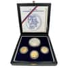 Slovakia Proof Gold/Silver 80th Ann. Slovak National Theater 4-Medal Set