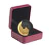 2021 Canada 1 oz Silver The Grey Wolf - Black and Gold Coin Series .9999 Fine (w/Box & COA)