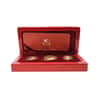 18 gram Chow Tai Fook Year of the Pig Gold 3-Medal Set .9999 Fine (w/Box and COA)