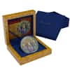2014 Niue 2 oz God the Father Silver Antiqued Colorized Silver Coin