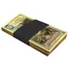 Pack of 100 - 1/2 Florida Goldback 1/2000 oz 24K Gold Foil Aurum Note