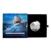 2021 2 oz Silver Great White Shark - Ocean Predators Solomon Islands $5 Coin .9999 Fine