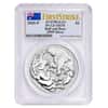 2020 1 oz Silver Australian Bull and Bear Coin Perth Mint PCGS MS 70 First Strike