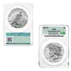 2023-S Morgan and Peace Silver Dollar Reverse Proof 2-Coin Set CAC PF 70 Advanced Delivery