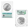 2023-S Morgan and Peace Silver Dollar Reverse Proof 2-Coin Set CAC PF 70 First Delivery