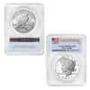 2024-S Morgan and Peace Silver Dollar Proof 2-Coin Set PCGS PF 69 FS