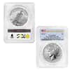2024-S Morgan and Peace Silver Dollar Reverse Proof 2-Coin Set PCGS PF 70 AR