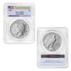 2025 Morgan and Peace Silver Dollar 2-Coin Set PCGS MS 70 FS