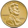 2025 Gold Lincoln Penny 1 Cent Omega Privy Mark PCGS