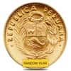 Peru 10 Soles Gold Coin AGW .1356 oz AU/BU (Random Year, 1956-1969)