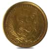 Peru 50 Soles Gold Coin AGW .6772 oz Ex-Jewelry (Random Year, 1950-1970)