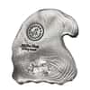 10 oz Eagle Head Silver Hand Poured Bullion Exchanges Bar .999 Fine (Antiqued)