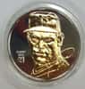 Sammy Sosa Highland Mint 1 oz. .999 Fine Silver with 24 Kt Gold Overlay Limited Edition Commemorative Medallion w/ COA