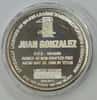 Juan Gonzalez Highland Mint 1 oz .999 Fine Silver Limited Edition Commemorative Medallion w/ COA