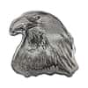 10 oz Eagle Head Silver Hand Poured Bullion Exchanges Bar .999 Fine (Antiqued)
