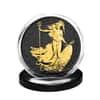 2019 Great Britain 1 oz Silver Britannia Oriental Border Coin .999 Fine Black Ruthenium 24K Gold Edition (w/Box & COA)