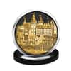 2019 1 oz Austrian Silver Wiener Neustadt Vienna Coin Black Ruthenium 24K Gold Edition (w/Box & COA) - 825th Anniversary of the Austrian Mint