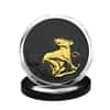 2020 Great Britain 1 oz Silver Year of the Mouse / Rat Coin .999 Fine Black Ruthenium 24K Gold Edition (w/Box & COA)