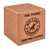 1 Pound Bullion Exchanges Copper Cube Bar .9999 Fine