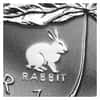 1999 1 oz Canadian Silver Maple Leaf Lunar Rabbit Privy Reverse Proof Coin