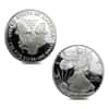 2006 W/P 1 oz Silver American Eagle 3-Coin Set - 20th Anniversary (w/Box & COA)