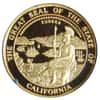 1990 1.85 oz California Gold Proof Set w/Box & COA