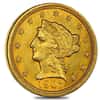 1907 $2.5 Liberty Head Quarter Eagle Gold Coin PCGS AU Details